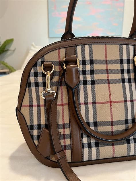 burberry orchard horseferry check bowling bag|Burberry The Small Orchard Bowling Bag .